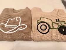 Brand New Boy Boutique Farm/Cowboy Sweaters Boys 3T Great for Fall Adorable