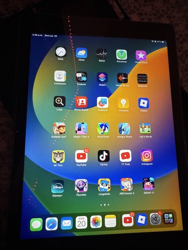 Apple iPad Air 2nd Gen A1566 64 GB iOS 15.8.4 (WiFi Only) For Parts - Afbeelding 3 van 3