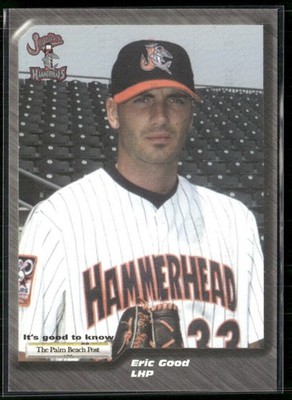 Eric Good 2001 Jupiter Hammerheads Team Set Card