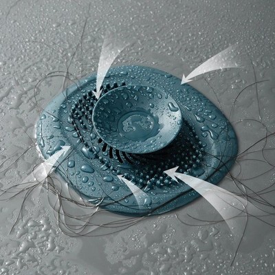  Universal Sink Drain Stopper & Strainer Hair Catcher for Shower Tub Kitchen 