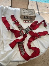 Rjs Red 5 Point Racing Harness 3 Old School Year 2000 Dune Buggy Etc
