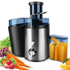 1500W Juicer Machine Wide Mouth Vegetable Fruit Juice Extractor Stainless Steel