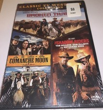 New 3 Movie Set: Broken Trail / Comanche Moon / The Shadow Riders DVD Sealed