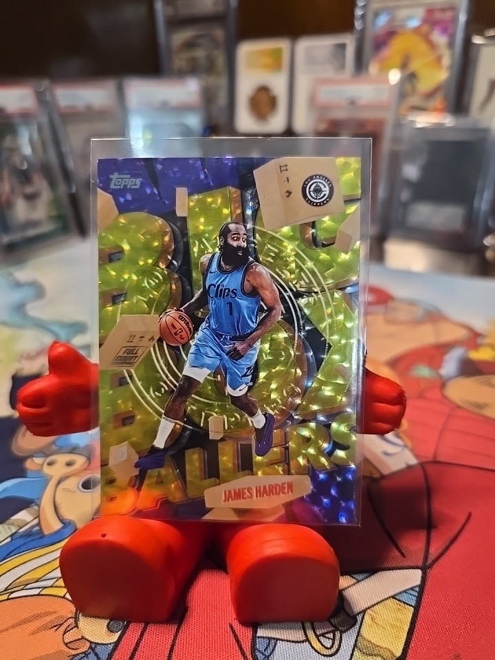James Harden #BB-47 Basketball Cards 2025 Topps Big Box Baller trading card — raw and PSA graded price guide
