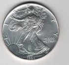 1993 WALKING LIBERTY AMERICAN EAGLE .999 FINE SILVER DOLLAR COIN 1oz. $1 USA
