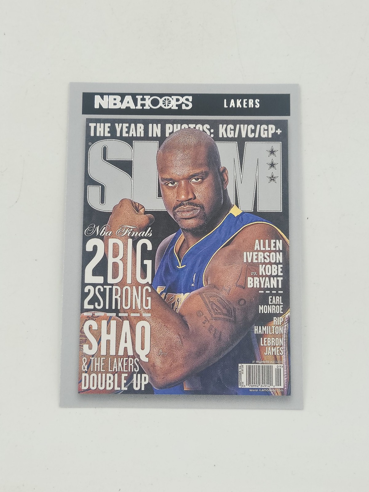 2020-21 Hoops Shaquille O'Neal Slam #9 Lakers Silver