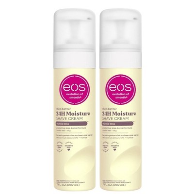 Moisturizing Shave Cream for Women with Shea Butter Aloe Vera Vanilla Bliss 7 fl