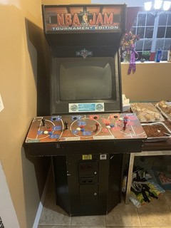 FOR CHARITY: NBA JAM Tournament Edition Arcade Machine - Full Size CoinOp Game! 