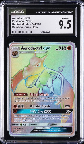 Aerodactyl-GX graded CGC 9.5 for sale on eBay