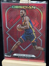 2020-21 Panini Obsidian - Andrew Wiggins #78 Electric Etch Red Flood