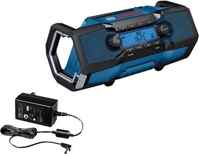 Bosch GPB 18V-2 C Professional Tragbar Akku Radio Digital Schwarz, Blau, Silber