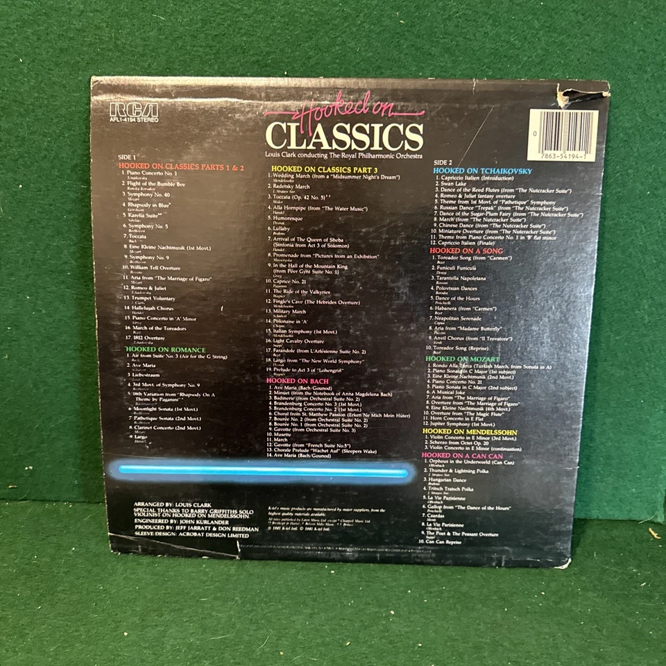 Hooked on Classics LP Vinyl Record 1981 - Image 2 of 4