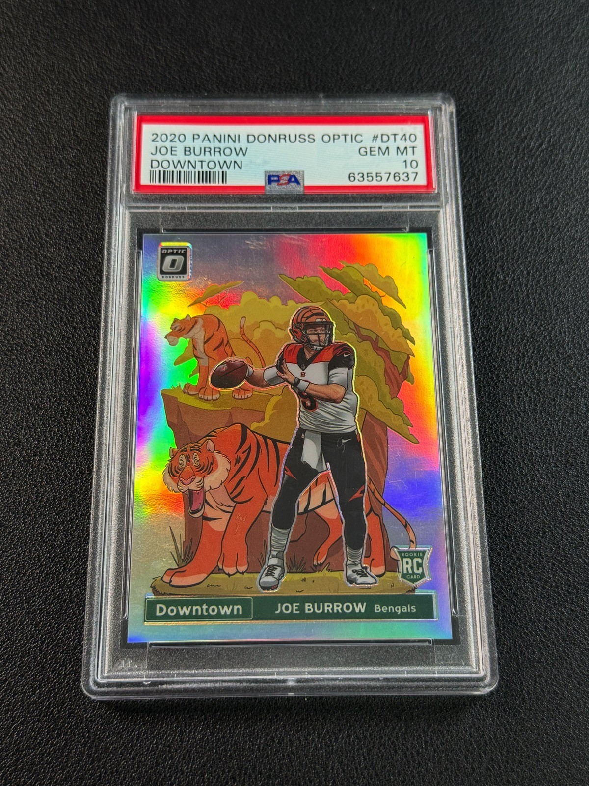 Joe Burrow Panini Donruss Optic Downtown #DT40 Base