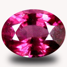 1.33 ct AAA Best Oval Shape 7 x 6 mm Pinkish Red Rhodolite Garnet Gemstone