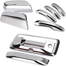 Chrome Door Handles Mirror Covers for 2014-2018 Chevy Silverado GMC Sierra