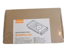 GOODaaa PN W22 BLACK WIRELESS  SOLAR POWER BANK CHARGER 36000MAH 4 CABLES - Blue