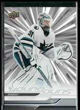 2024-25 Upper Deck Georgi Romanov Young Guns Outburst Silver RC #457 Sharks