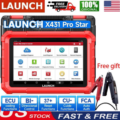 LAUNCH X431 PRO Star OBD2 Car Diagnostic Scanner E-CU Coding All System US*^