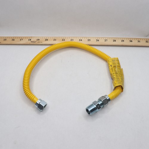 Brasscraft Gas Connector 1/2" MIP x 1/2" MIP 24" CSSD64TE-24