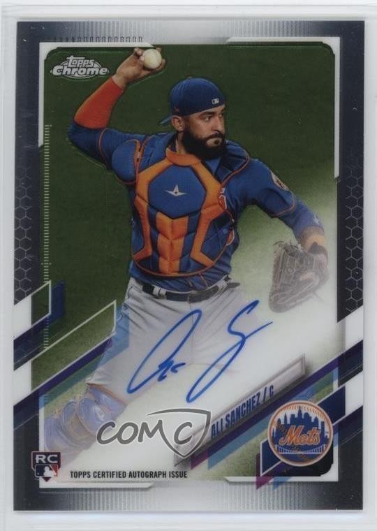 2021 Topps Chrome Rookie Auto Ali Sanchez #RA-ALS Auto 0bo9