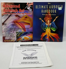 2 Airbrush Instruction Books Soft Cover Very Good Condition Art Technique