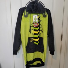 Dr. Seuss The Grinch Women  s Sleep Hoodie Lounger  Socks Set, Size - Small NWT