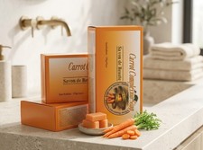 3-Pack CARROT COMPLEXION SOAP BEAUTY BAR WITH CARROT OIL 125g each 