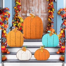 Thanksgiving Fall Outdoor Decorations for Home Farmhouse Thanksgiving Pumpkin...