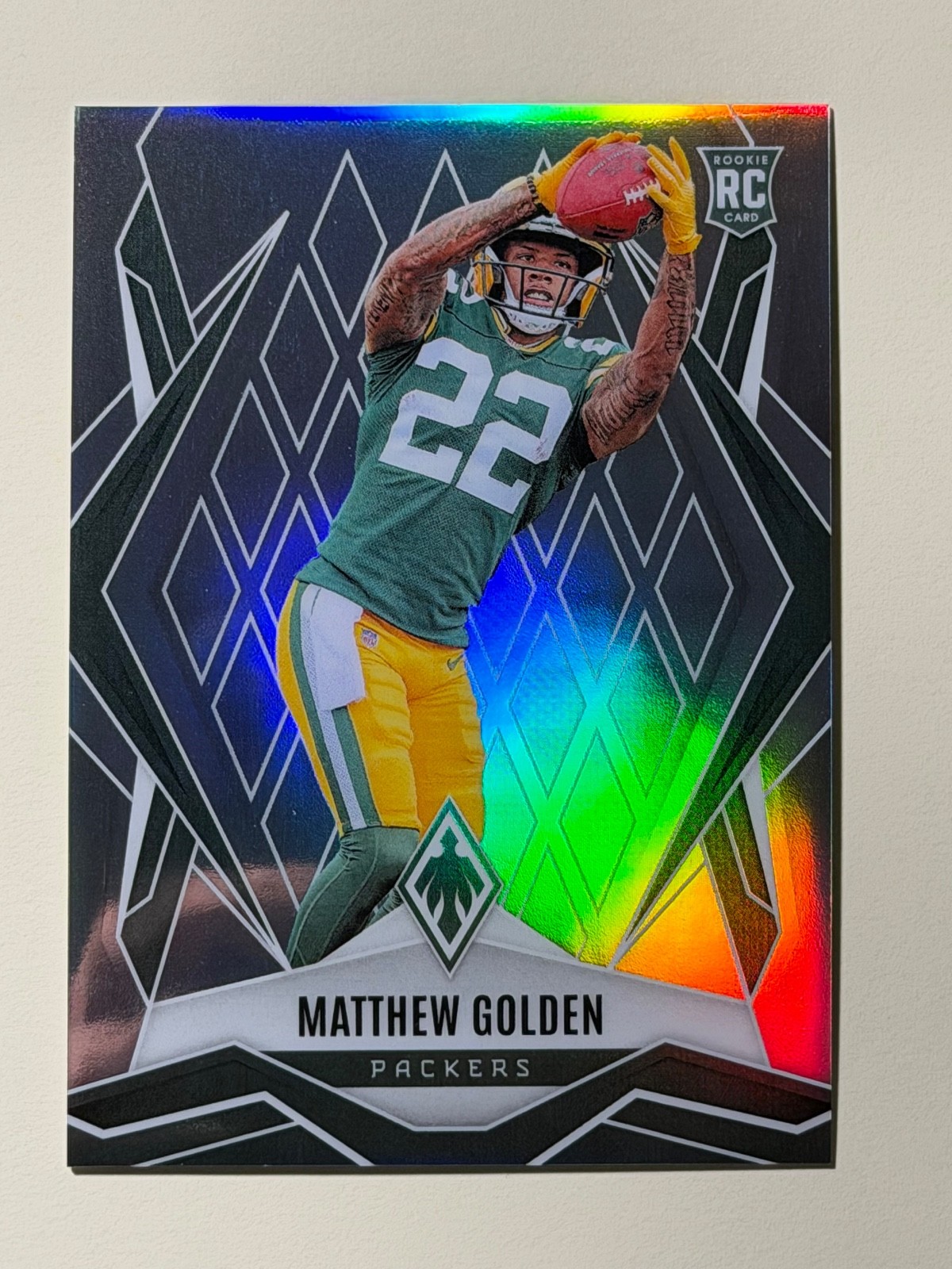 2025 Panini Phoenix Matthew Golden #174 Packers (RC) Rookie Silver Prizm