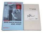 Mark Lanegan Signed Sing Backwards and Weep Book Screaming Trees Mad Season JSA