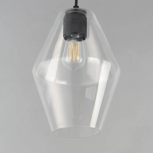 Maxim 21335CL Geode 9"W Mini Pendant - Black - Picture 5 of 9