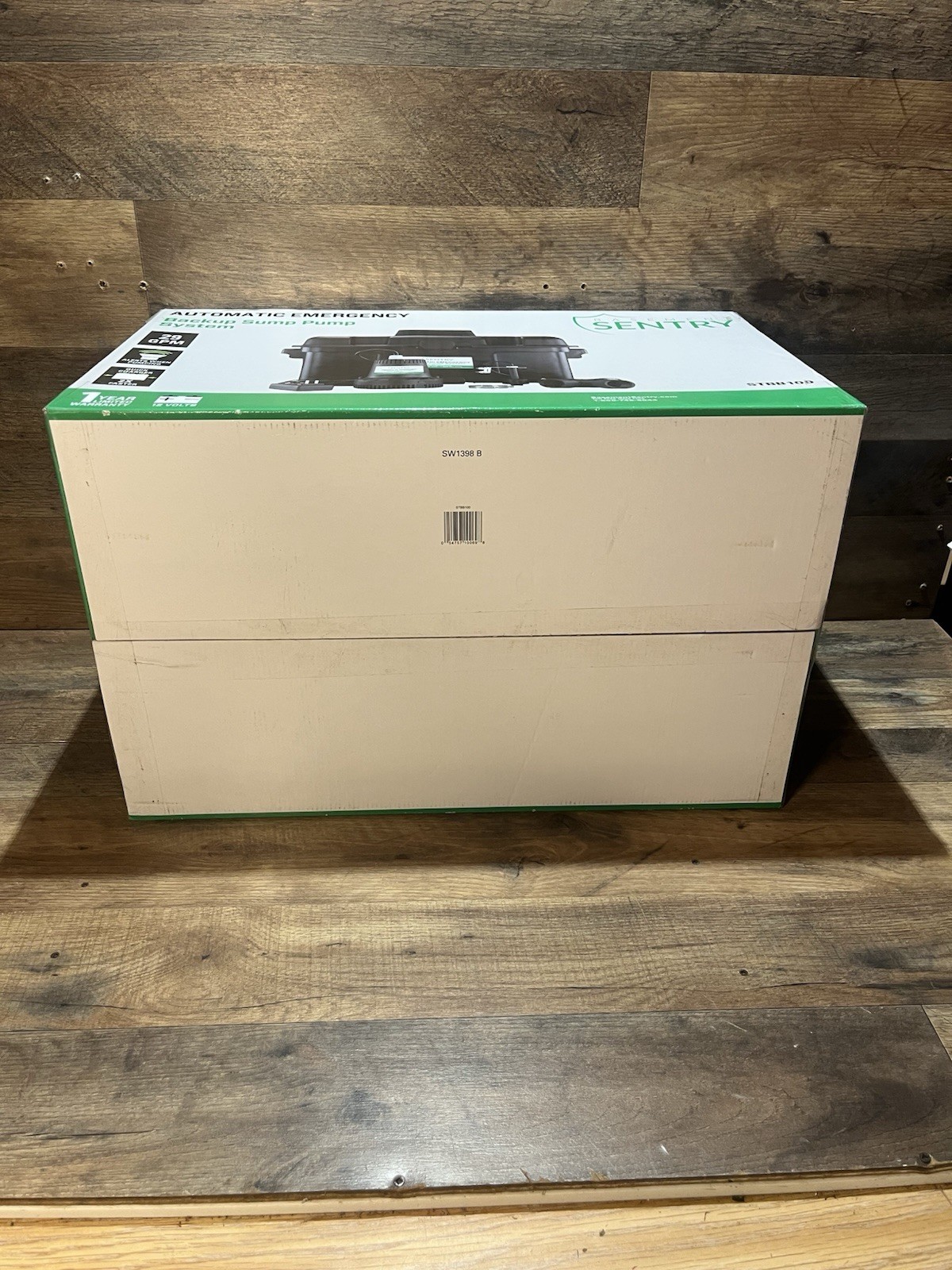 ZOELLER Basement Sentry Stbb100 Backup Sump Pump System