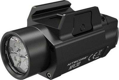 Nitecore Lumen Rail Mount Flashlight w/ 2 Batteries CR123A Waterproof - NPL30