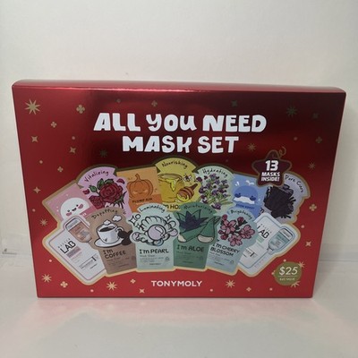 TONYMOLY All You Need Mask Set, 13 Sheet Masks, Variety Pack