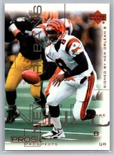💎2000 Upper Deck Pros & Prospects Football #51 Jeff Blake - Saints💎
