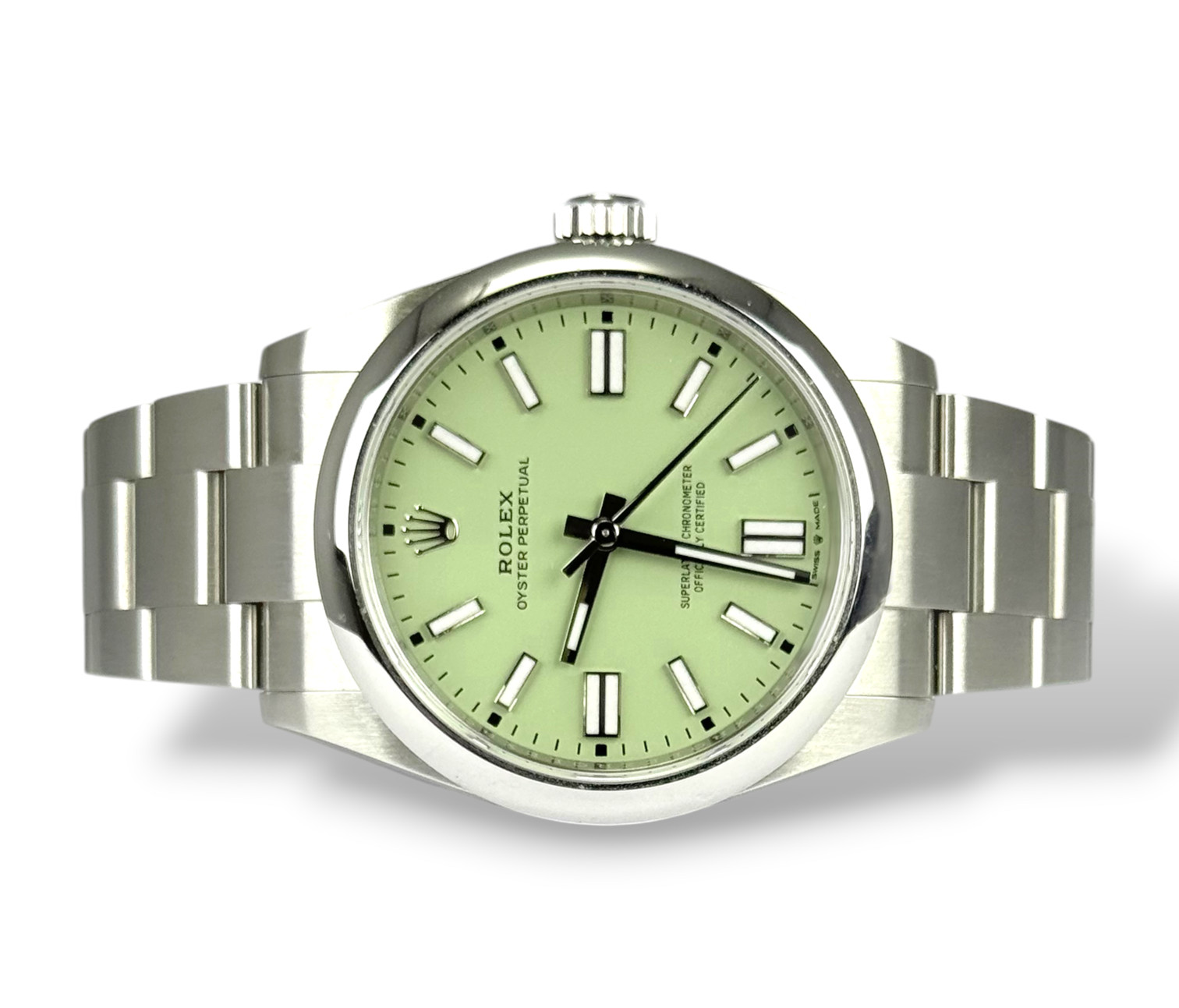 ROLEX Oyster Perpetual 41 - 134300 - Pistachio - Box and Papers - 41mm