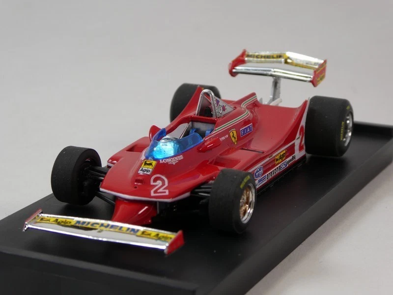 Brumm Ferrari 312 T5 #2 Gilles Villeneuve GP Brasile 1980 1/43 R575UP22 - Immagine 3 di 4