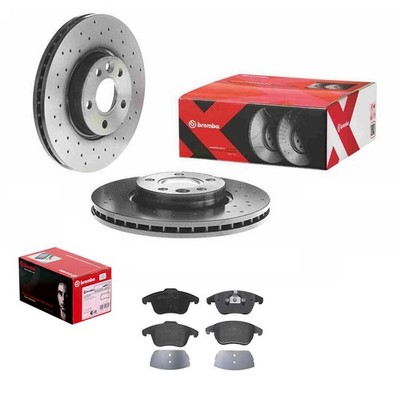 brembo SPORT BREMSSCHEIBEN + BELÄGE VORNE passend für LAND RANGE ROVER EVOQUE