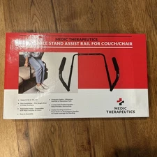 Medic Therapeutics Adjustable Standing Aid Rail for Couch & Chair Color Black