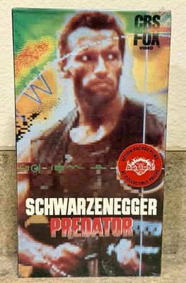 Predator - VHS Tape - NEW AND SEALED With Watermark 1988 Pressing CBS Fox Video