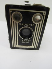 Vtg Kodak Brownie Target Six-20 Box Camera Untested GUC FOR PARTS REPAIR ONLY B