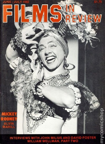 Films in Review Vol. 33 #6 VG/FN 5.0 1982 Stock Image Low Grade