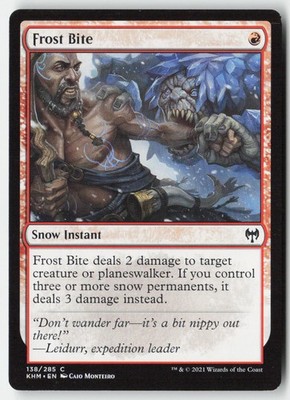 MTG - Frost Bite #138 - Regular - KHM Kaldheim