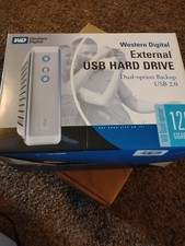 Sealed New Boxed Western Digital External USB Hard Drive 120 GB USB 2.0