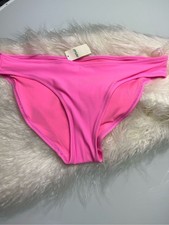 NWT Aerie Bikini BOTTOM ONLY Medium Hot Pink Neon Barbiecore Swim