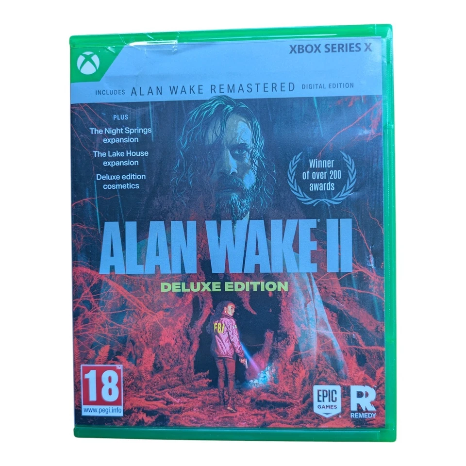 ALAN WAKE II DELUXE EDITION XBOX SERIES X VIDEO GAME ORIGINAL UK RELEASE MINT CO, photo 1 of 3