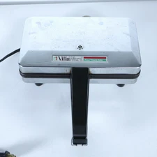 VillaWare Prima Pizzelle Baker Maker Prima 5000NS Stainless Steel Tested & Works