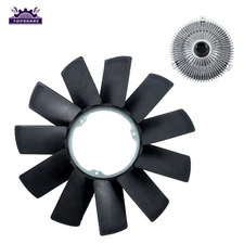 Fan Clutch Kit & Cooling Fan Blade For BMW E36 E46 E53 E34 E32 E39 323i 325i X5