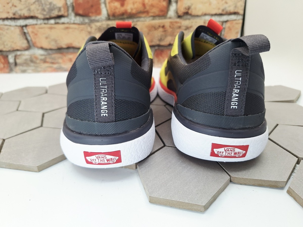 Men 11.5 Vans UltraRange EXO MTE Sulphur Yellow Red Bruce Lee Rare White Black Men Sz 12 Vans UltraRange EXO MTE Sulphur Yellow Red Bruce  main image 2