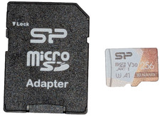 SILICON POWER 256GB SD CARD 3D NAND V30 - TESTED* WORKS* FREE SHIPPING* CLEAN*